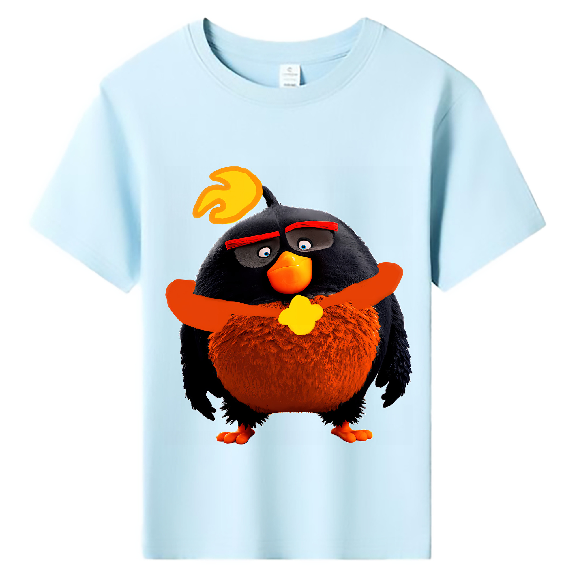 （画像用） Angry Birds アングリーバード 綿100％キッズTシャツ（フロントプリント）